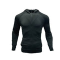 FULL ZIP HOODIE BLACK GREY