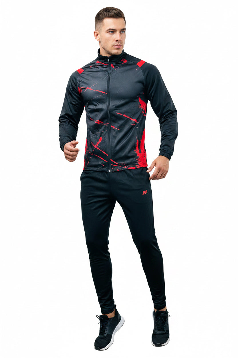 BRAZIL TRACKSUIT BLACK RED