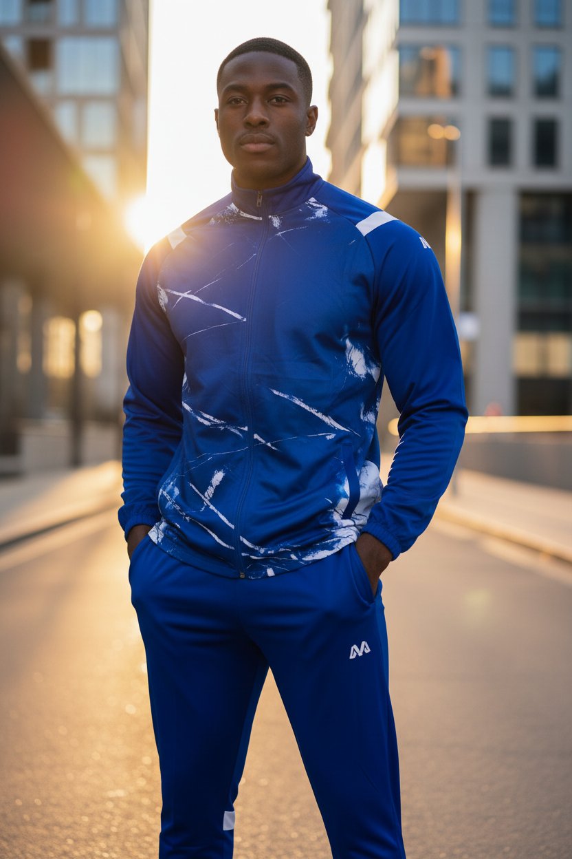 BRAZIL TRACKSUIT ROYAL WHITE