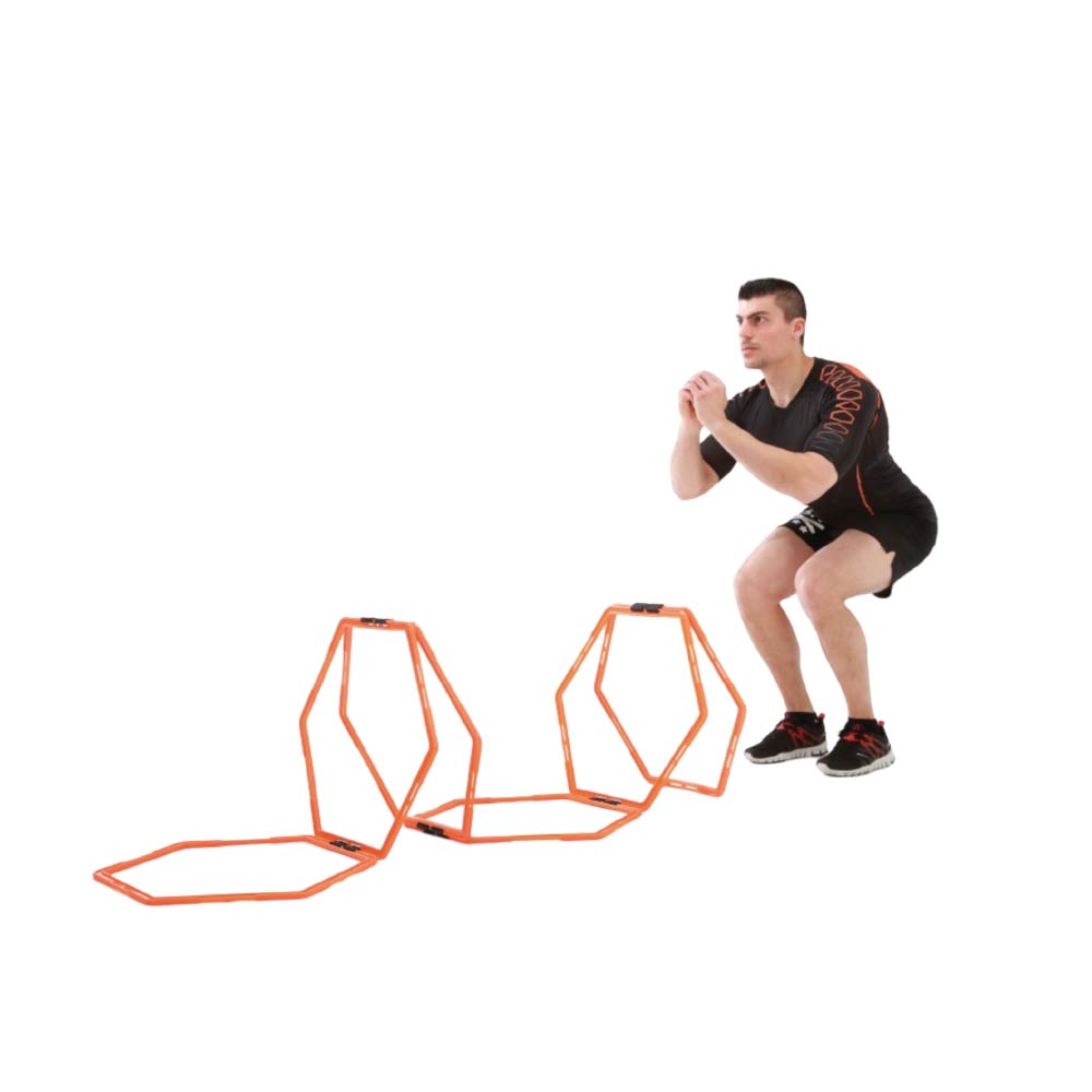 SPEED LADDER HURDLE HEXAGON 4 PIECE