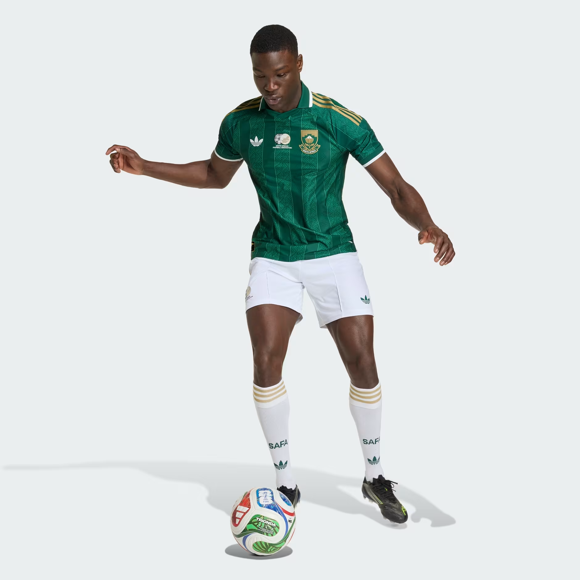 SOUTH AFRICA 26 AWAY AUTHENTIC JERSEY BOTTLE GREEN