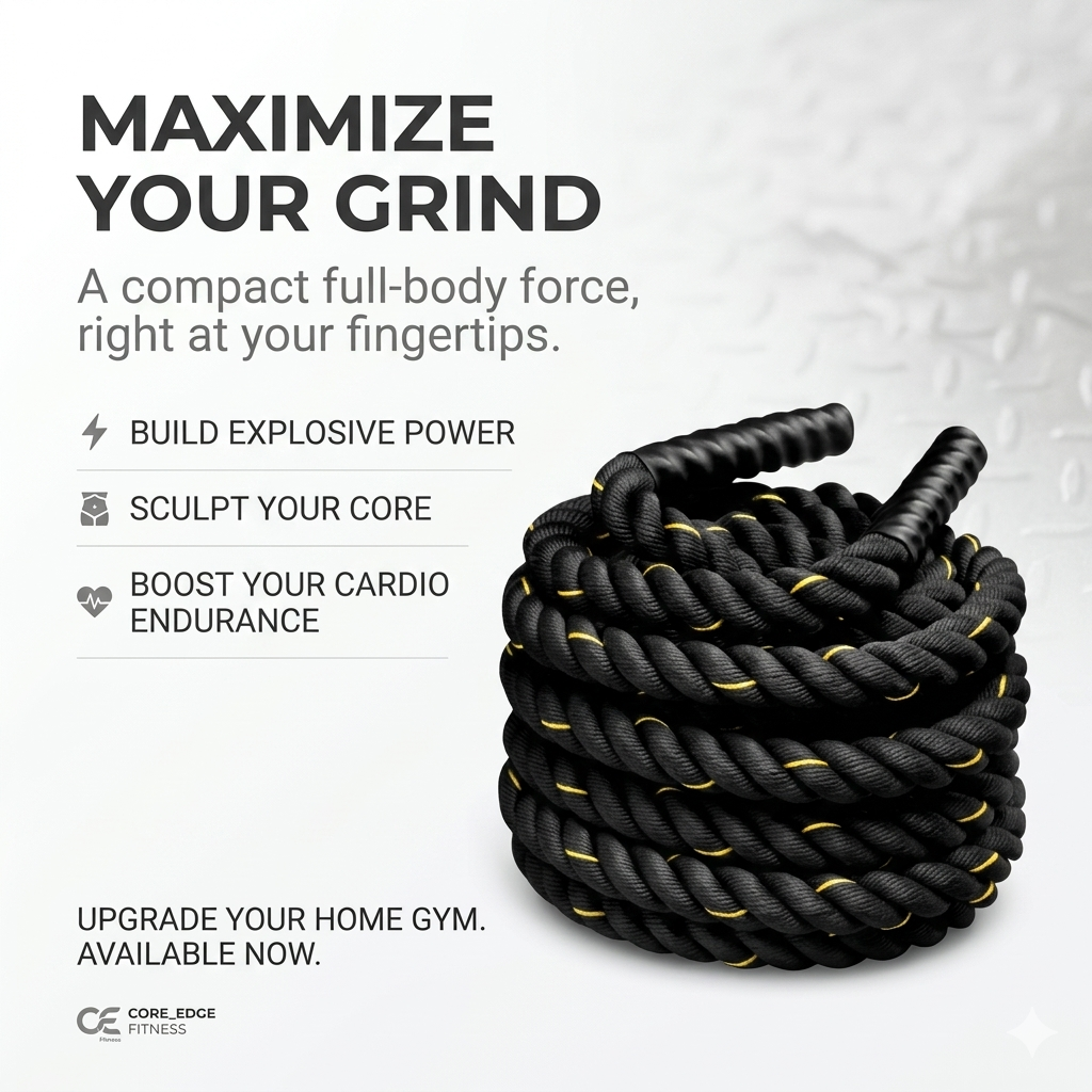 FITNESS BATTLE ROPE 12M x 38mm